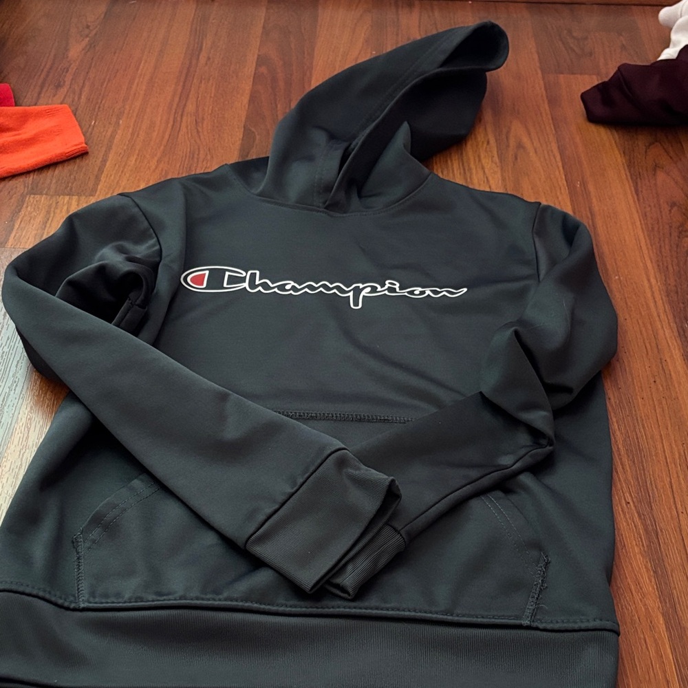 Champion Black Men's Pullover Hoodie